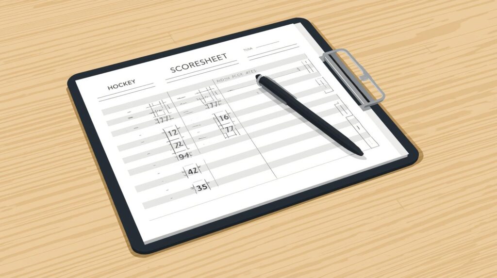 Hockey Scorekeeping: How Scoresheets and Game Stats Work