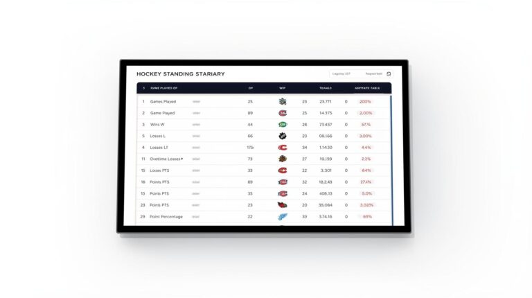 Hockey Standings Explained